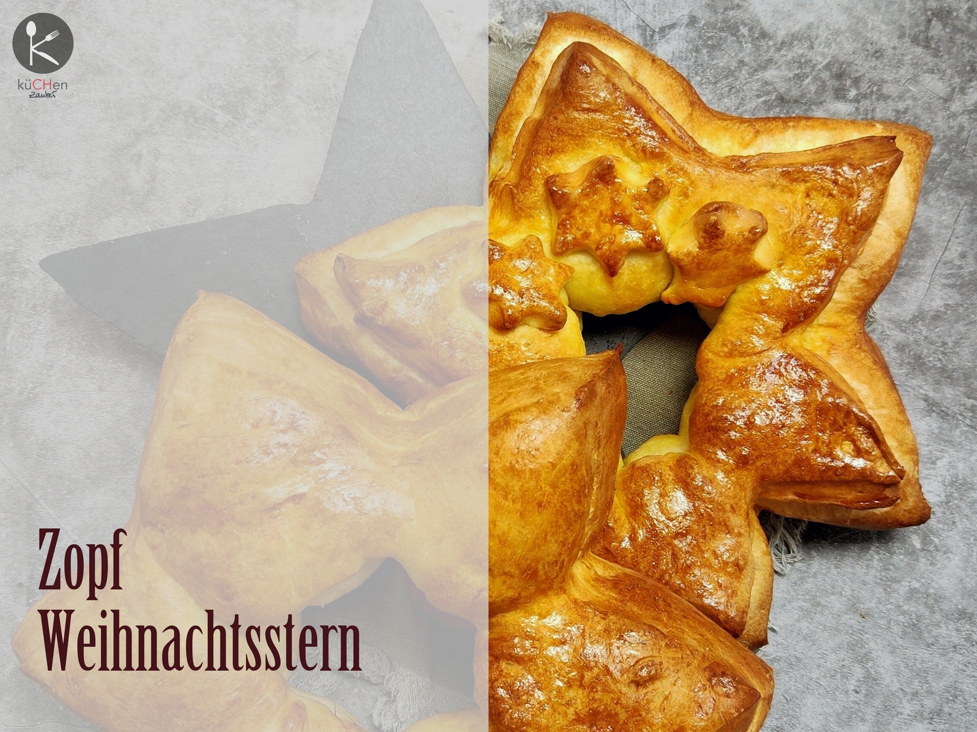 Zopf Weihnachtsstern